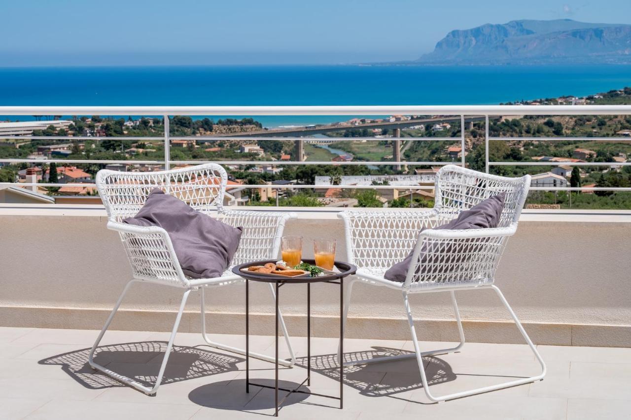 Villa Maria Con Piscina E Vista Mare Castellammare del Golfo Zimmer foto