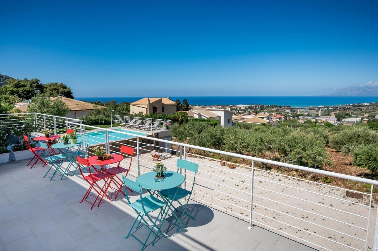 Villa Maria Con Piscina E Vista Mare Castellammare del Golfo Exterior foto